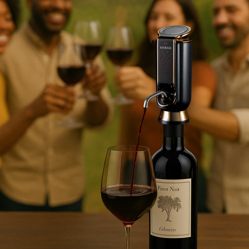 Sorso Wine Aerator, Preserver & Dispenser