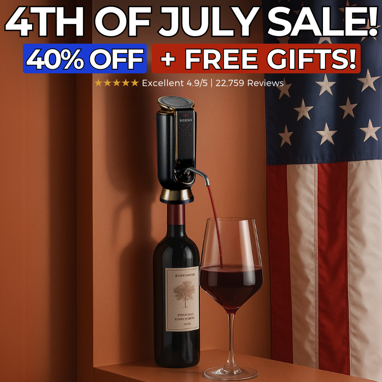 Sorso Wine Aerator, Preserver & Dispenser