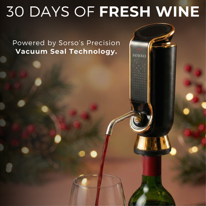 Sorso Wine Aerator, Preserver & Dispenser