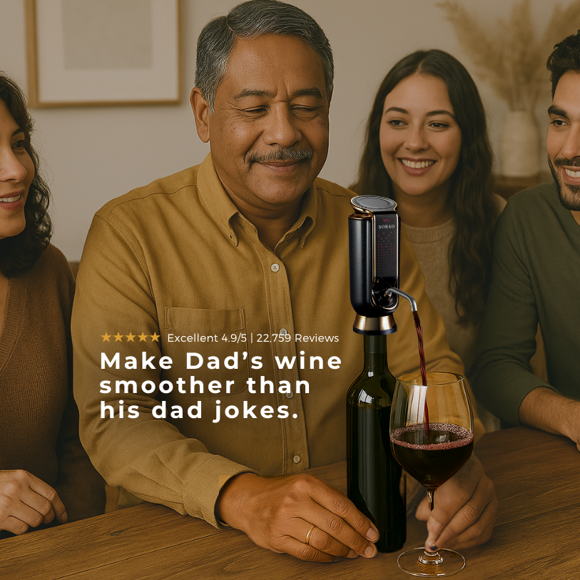 Sorso Wine Aerator, Preserver & Dispenser