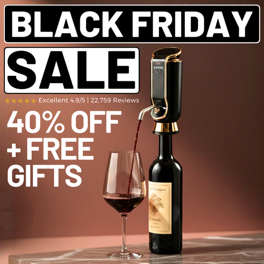 Sorso Wine Aerator, Preserver & Dispenser